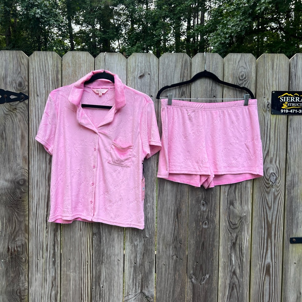Juicy Couture Pink Pajama Set